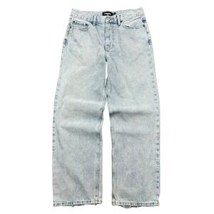 RSQ Baggy Jeans Men's 30x32 (30x29) Blue Loose Straight Leg Light Wash Denim‎